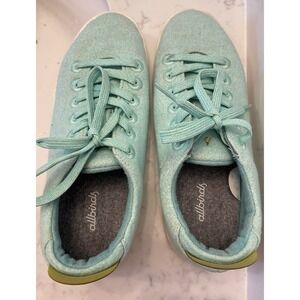 Allbirds Women's WRM Wool Piper Casual Sneakers Shoes Teal Lace Up‎ Size 8